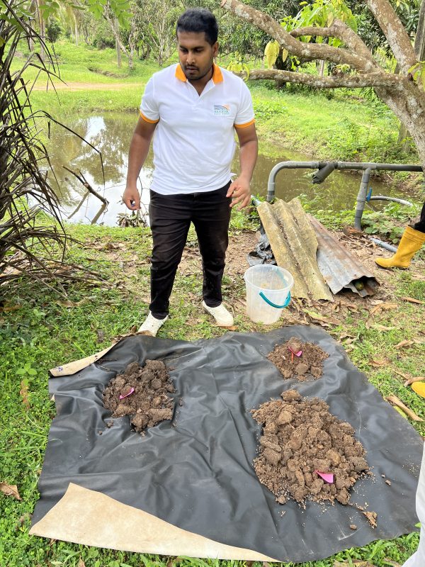 NIR soil testing scanner used by Biogenic Soil Sense for rapid on-field soil nutrient analysis in Sri Lanka