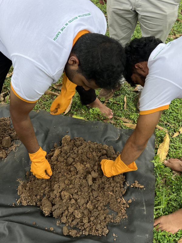 NIR soil testing scanner used by Biogenic Soil Sense for rapid on-field soil nutrient analysis in Sri Lanka