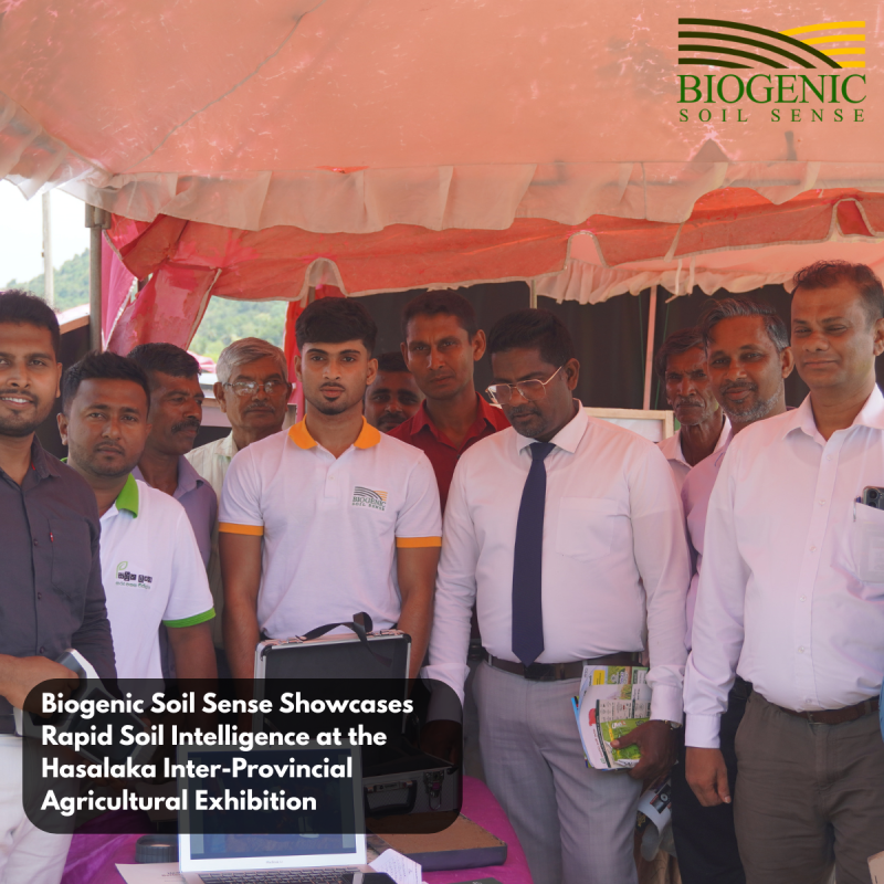 Biogenic Soil Sense Showcases Rapid Soil Intelligence at the Hasalaka Inter-Provincial Agricultural Exhibition