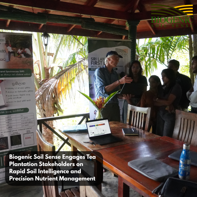 Biogenic Soil Sense Engages Tea Plantation Stakeholders on Rapid Soil Intelligence and Precision Nutrient Management