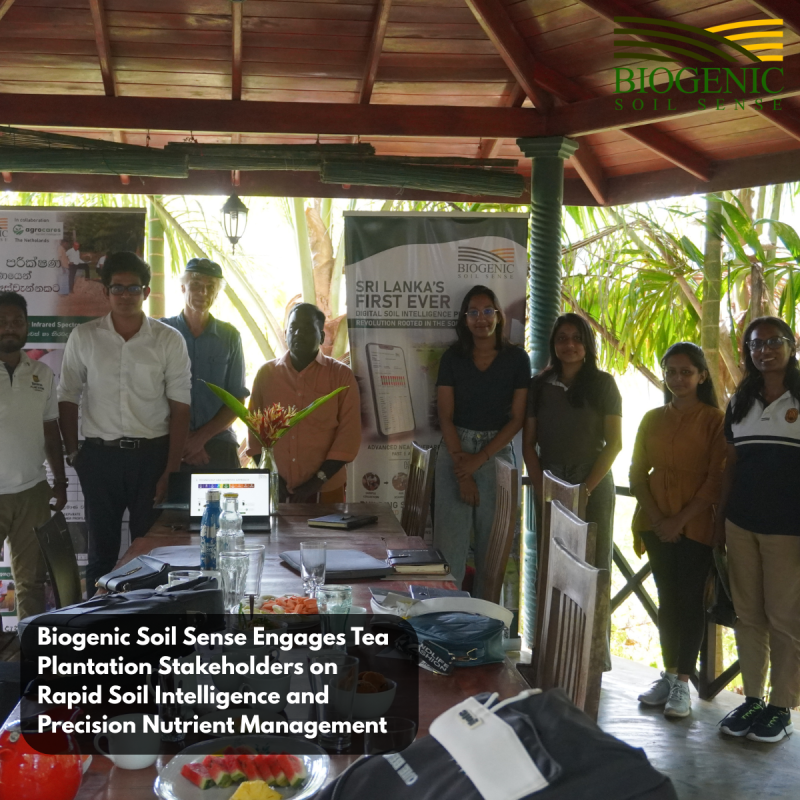 Biogenic Soil Sense Engages Tea Plantation Stakeholders on Rapid Soil Intelligence and Precision Nutrient Management