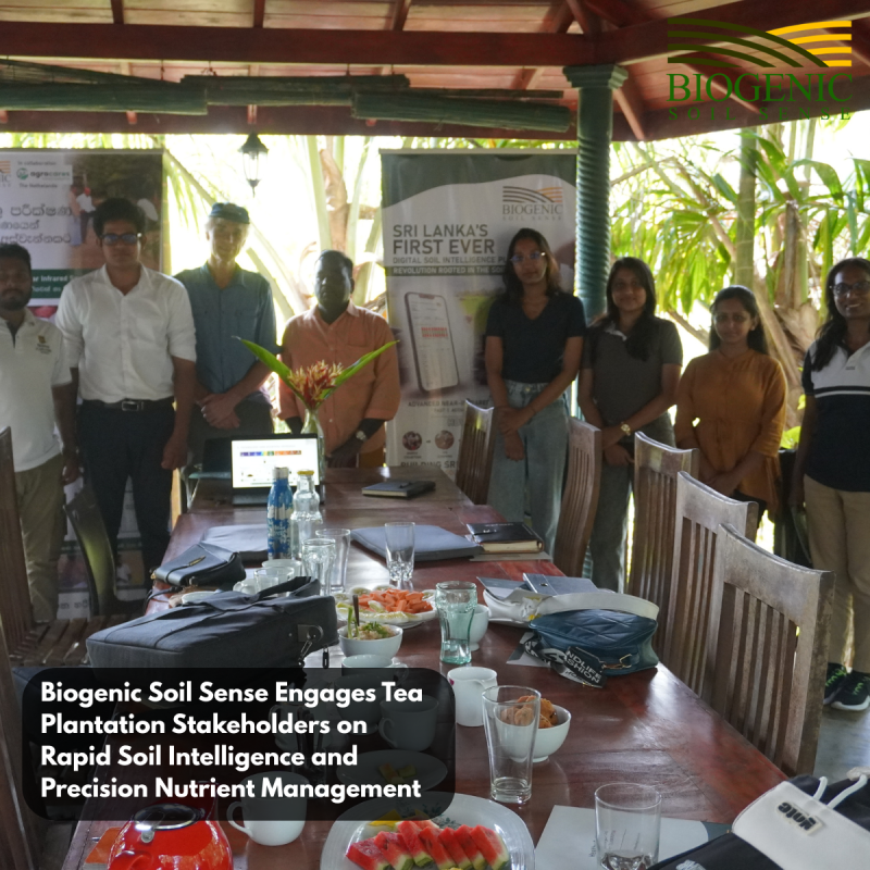 Biogenic Soil Sense Engages Tea Plantation Stakeholders on Rapid Soil Intelligence and Precision Nutrient Management