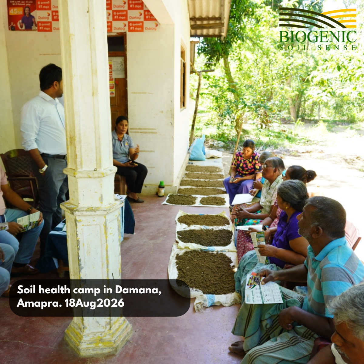 Soil health camp in Damana, Amapra. 18Aug2026
