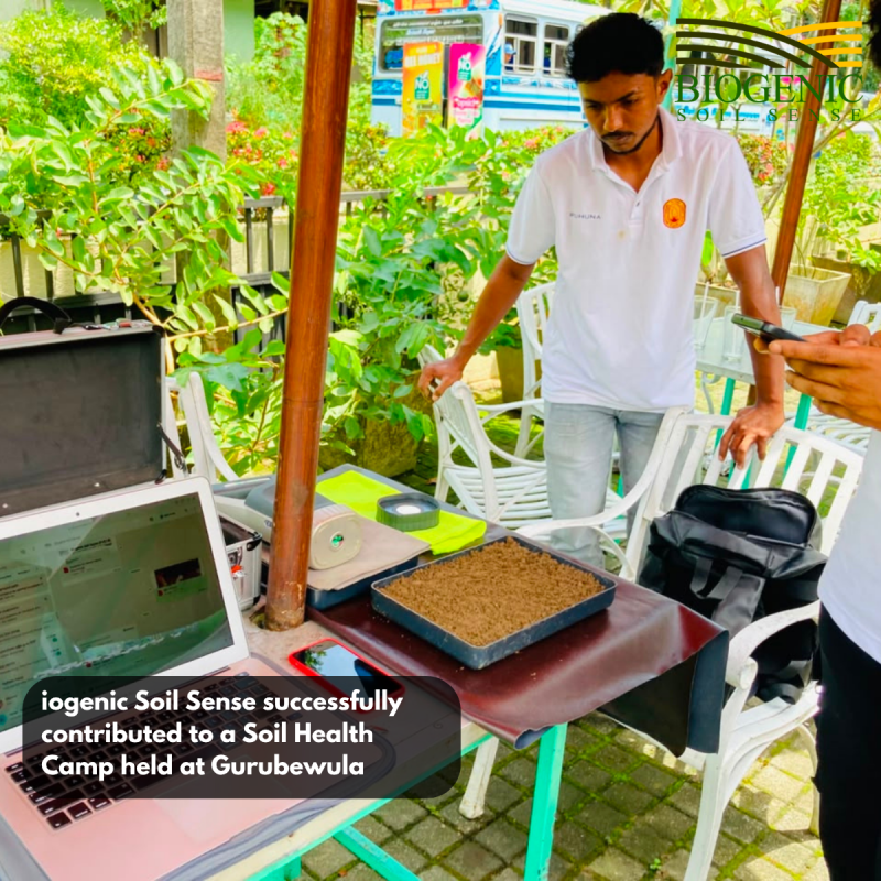 Biogenic Soil Sense successfully contributed to a Soil Health Camp held at Gurubewula, bringing rapid soil analysis and practical nutrient advisory directly to the farming community.
