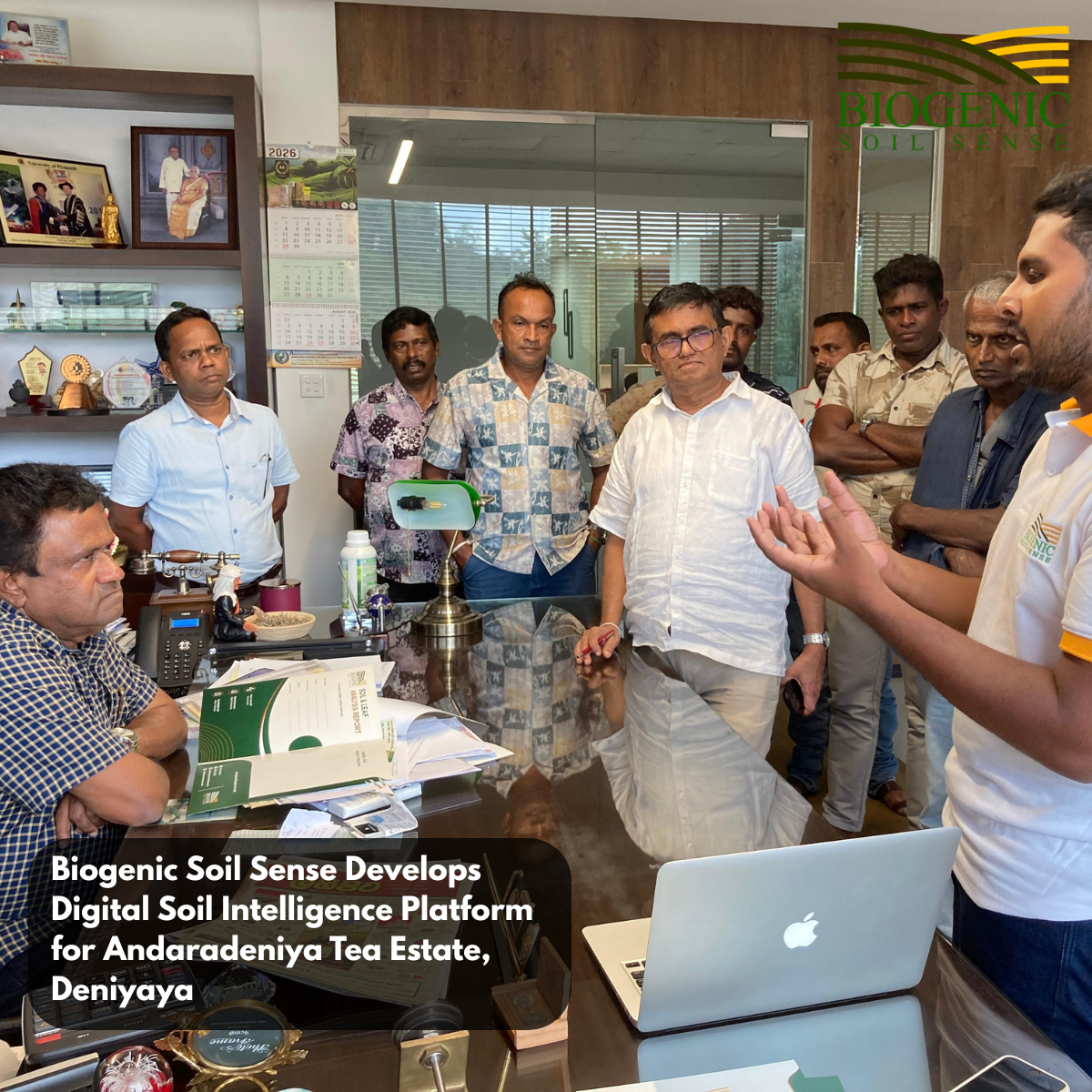 Biogenic Soil Sense Develops Digital Soil Intelligence Platform for Andaradeniya Tea Estate, Deniyaya