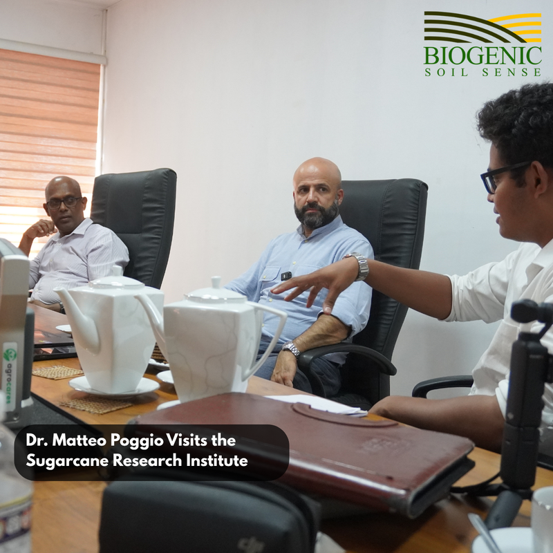 Advancing Sensor Based Agricultural Diagnostics in Sri Lanka: Dr. Matteo Poggio Visits the Sugarcane Research Institute