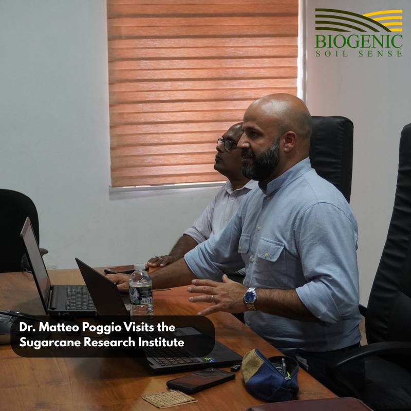 Advancing Sensor Based Agricultural Diagnostics in Sri Lanka: Dr. Matteo Poggio Visits the Sugarcane Research Institute