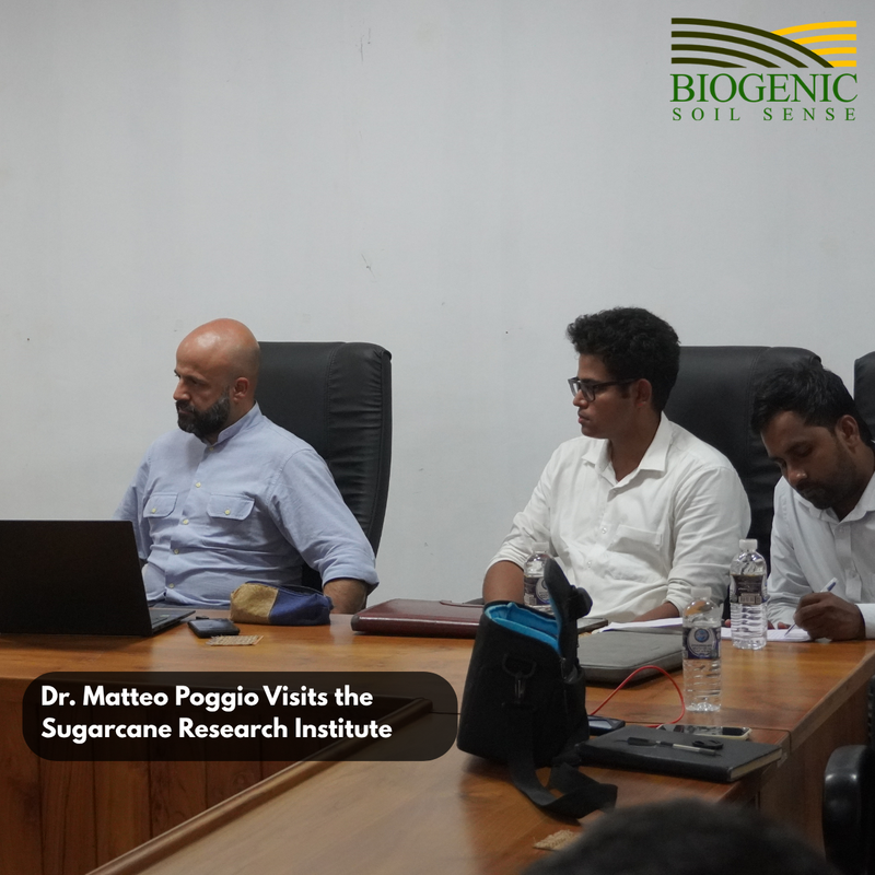 Advancing Sensor Based Agricultural Diagnostics in Sri Lanka: Dr. Matteo Poggio Visits the Sugarcane Research Institute
