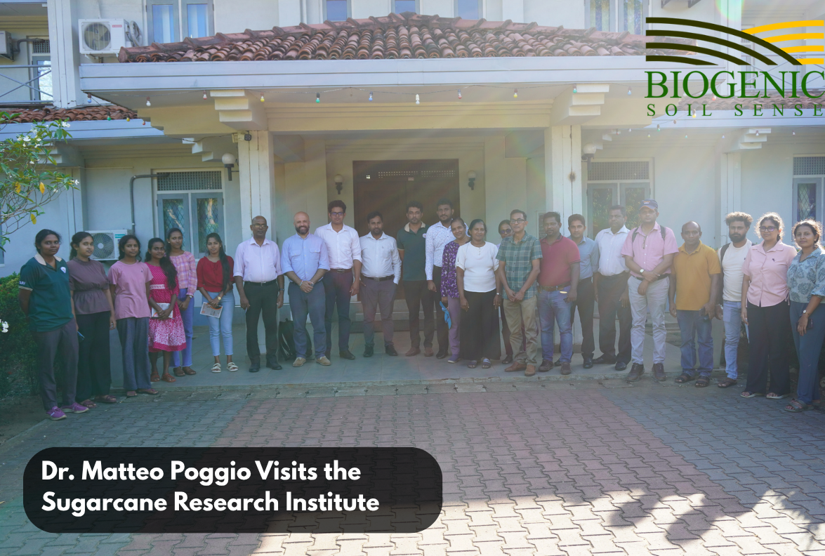 Advancing Sensor Based Agricultural Diagnostics in Sri Lanka: Dr. Matteo Poggio Visits the Sugarcane Research Institute