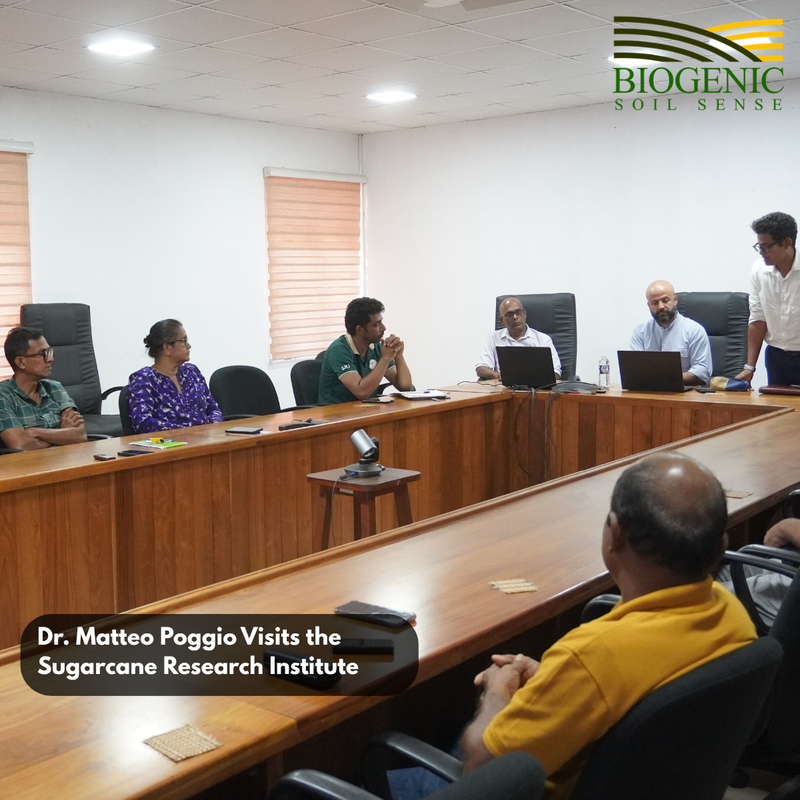 Advancing Sensor Based Agricultural Diagnostics in Sri Lanka: Dr. Matteo Poggio Visits the Sugarcane Research Institute