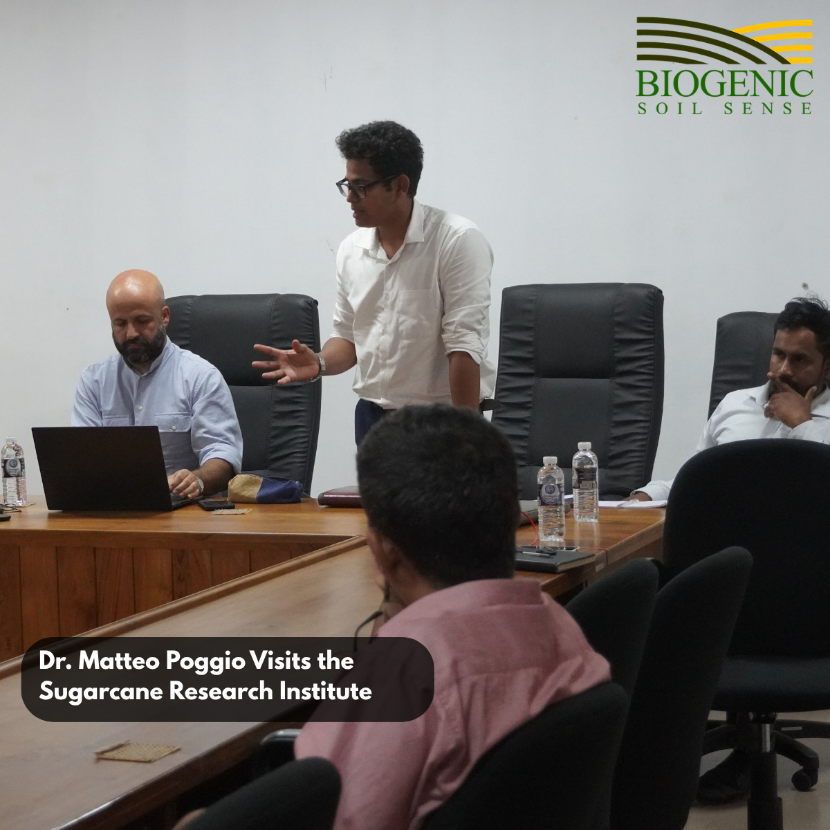 Advancing Sensor Based Agricultural Diagnostics in Sri Lanka: Dr. Matteo Poggio Visits the Sugarcane Research Institute