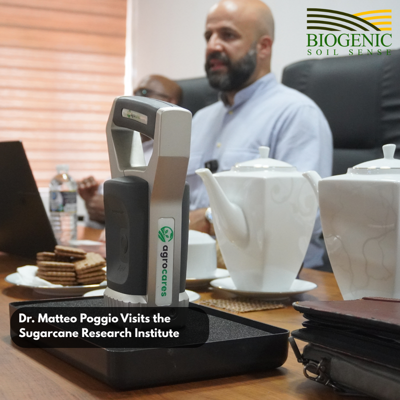 Advancing Sensor Based Agricultural Diagnostics in Sri Lanka: Dr. Matteo Poggio Visits the Sugarcane Research Institute
