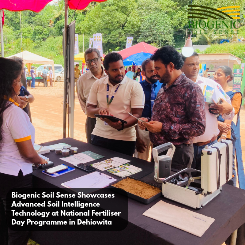 Biogenic Soil Sense Showcases Advanced Soil Intelligence Technology at National Fertiliser Day Programme in Dehiowita